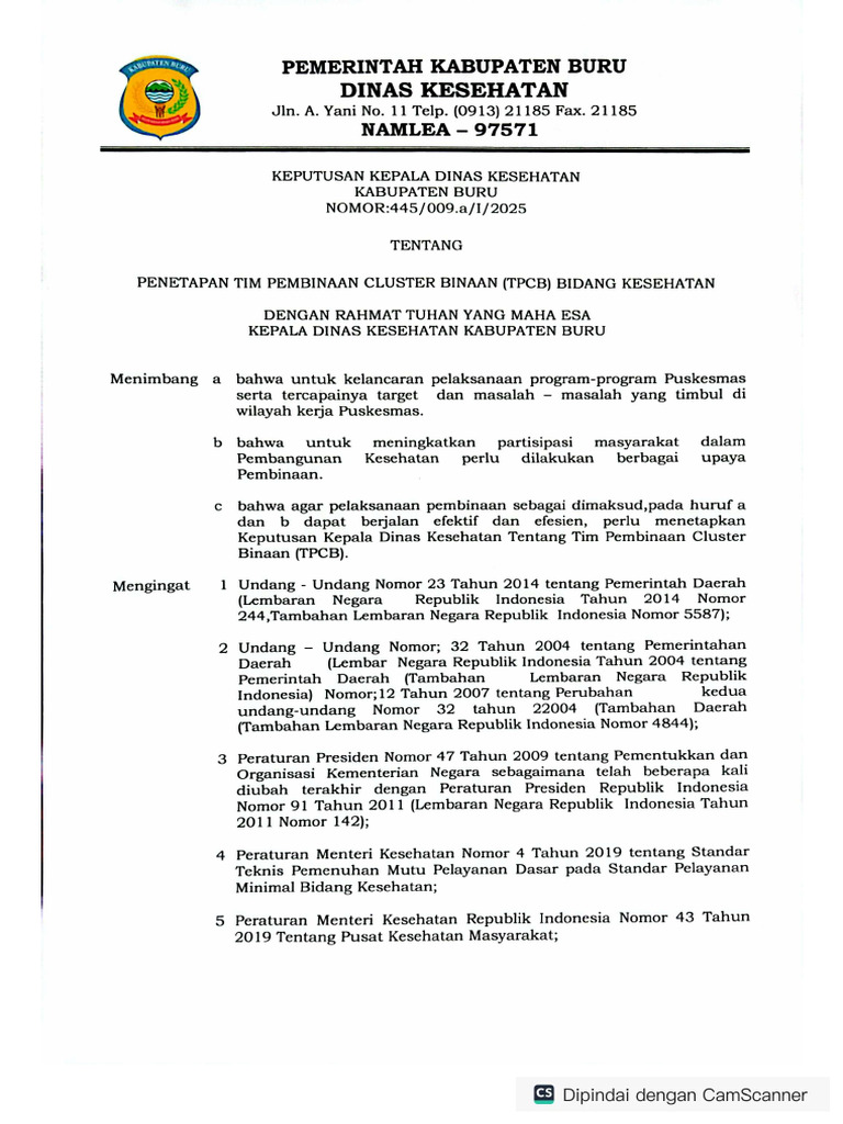SK Tim TPCB 2025 | PDF