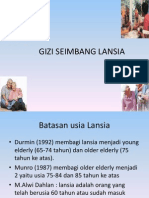 Gizi Seimbang Lansia