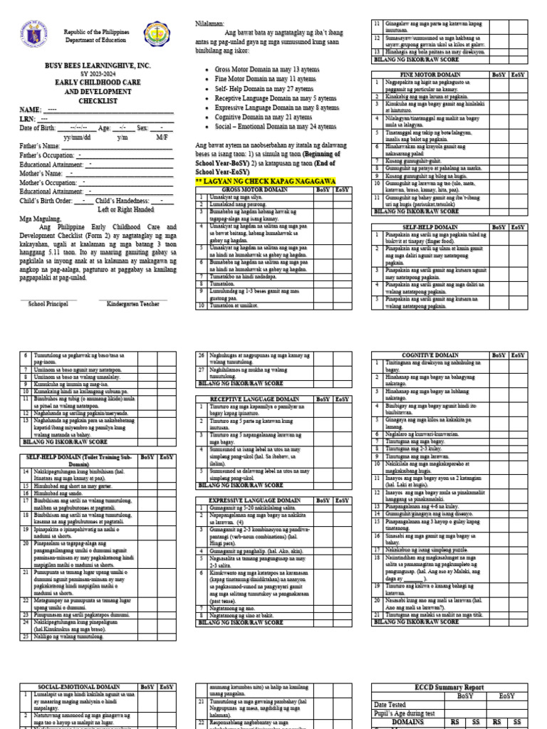 ECCD | PDF