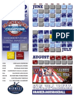 2012 Will County CrackerJacks Printable Schedule