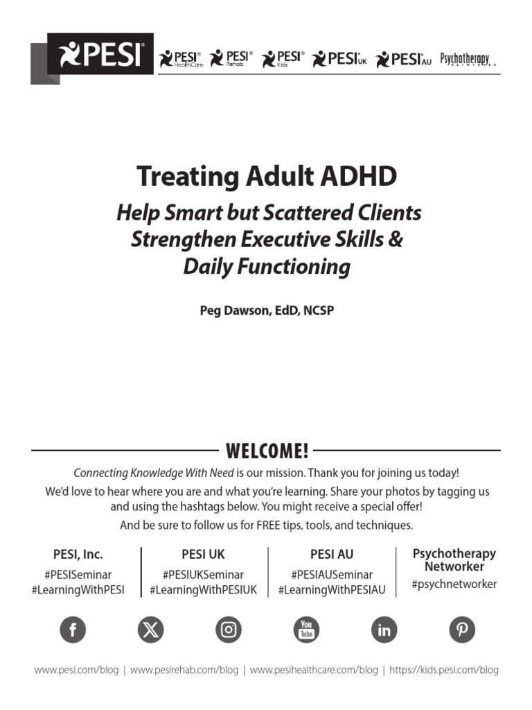 Smart Goals for Adults with ADHD | PDF | Goal Setting | Attention ...