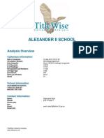 Alexander Ii School: Analysis Overview