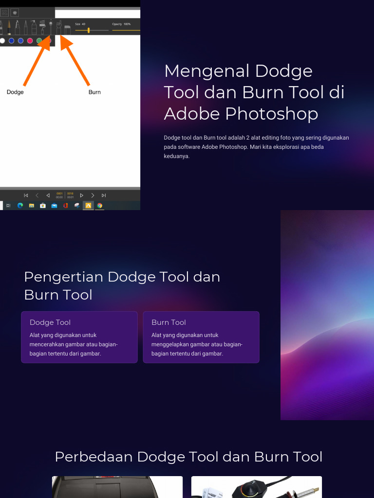 Fungsi Dodge Tool di Photoshop | PDF