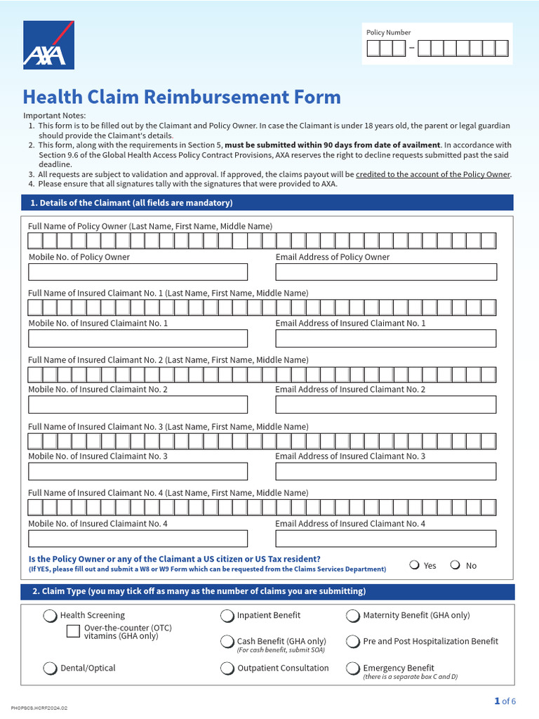 Health Claim Reimbursement 2 | PDF | Emergency Department | Patient