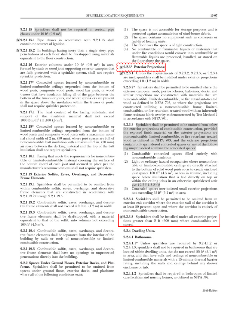 Canopy Fire Protection Guidelines | PDF | Fire Sprinkler System ...