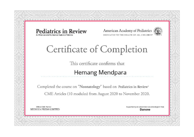 American Academy of Pediatrics visual data 5