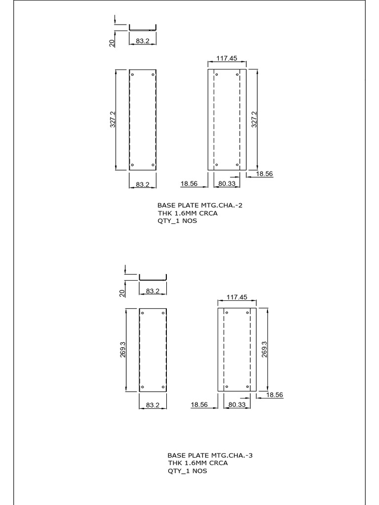 Base Plate Mounting Specifications | PDF