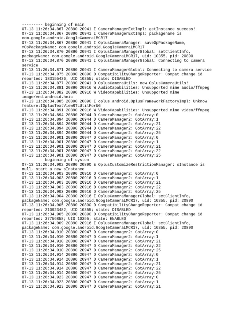 Logcat 1752380794761 | PDF | Operating System Technology | System Software