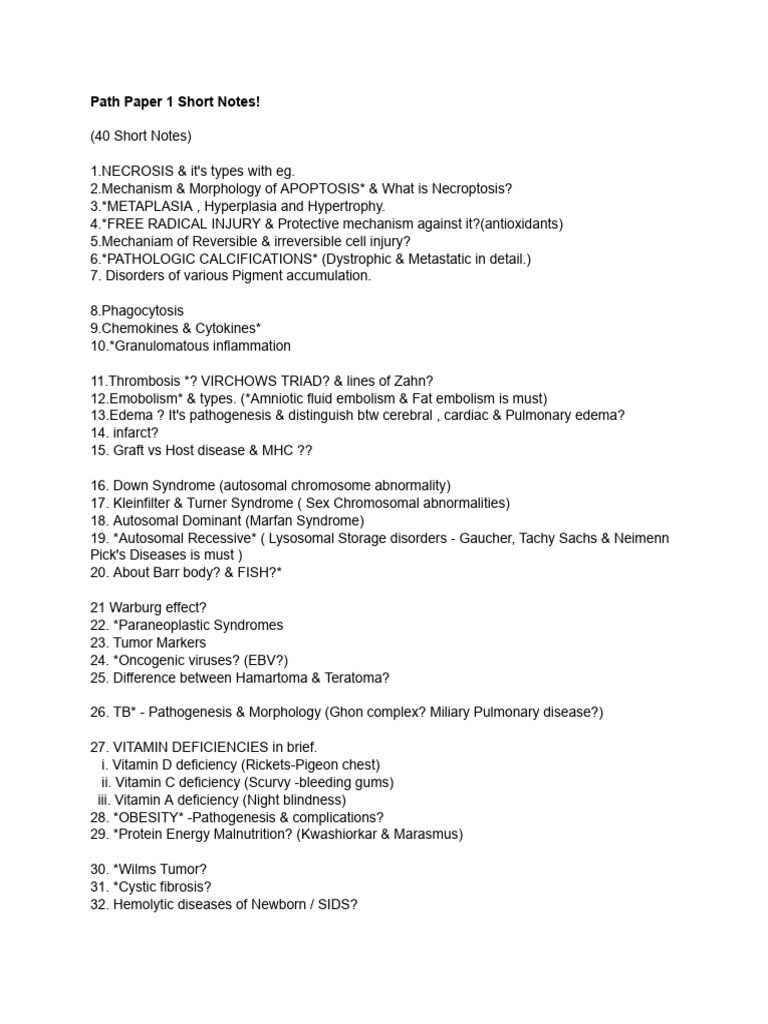 Key Concepts in Pathology Explained | PDF