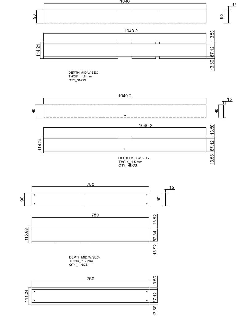 Depth Midth Section | PDF