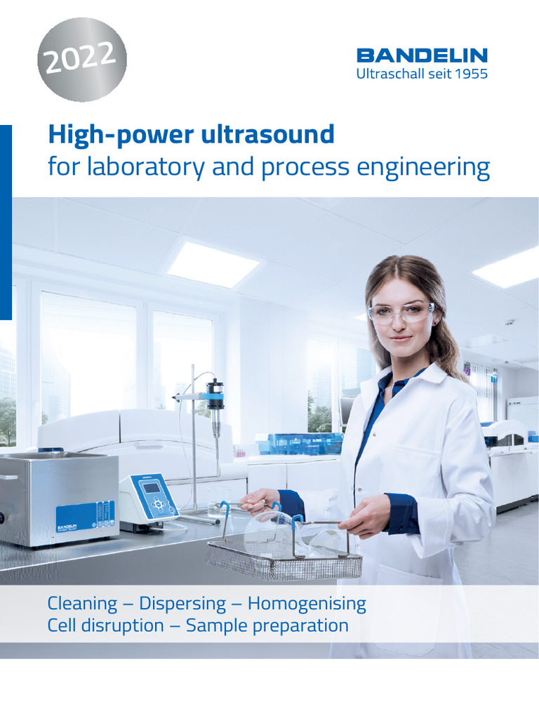 Sonifier Laboratory Brochure GB BANDELIN | PDF
