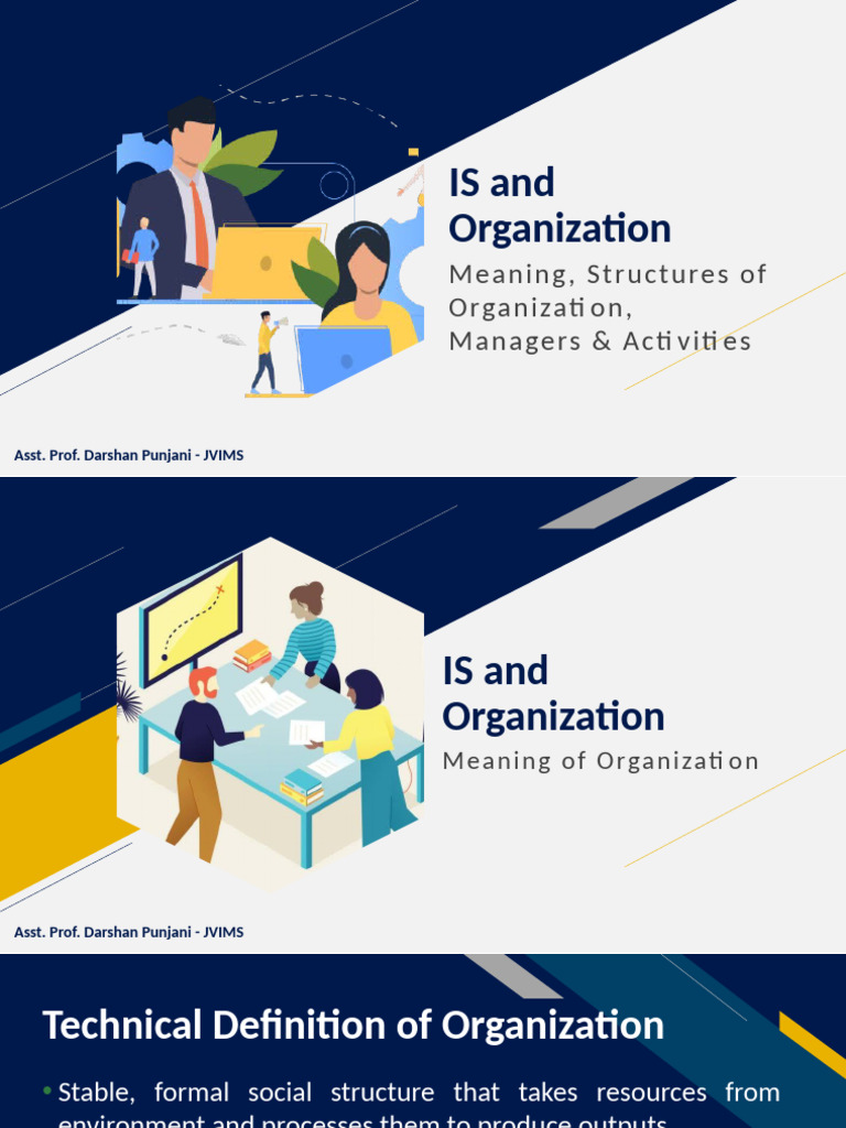 1.1 Is and Organization | PDF | Business Economics | Business