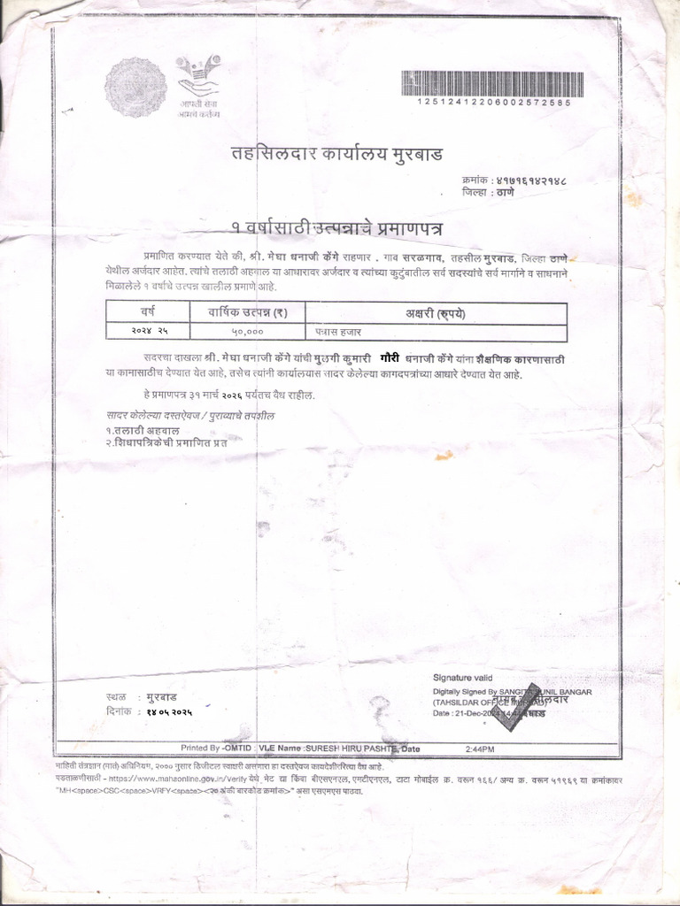Income 001 | PDF