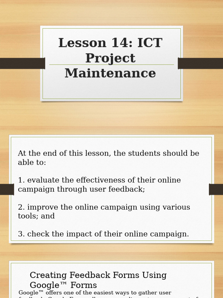 ICT Project Maintenance Overview | PDF