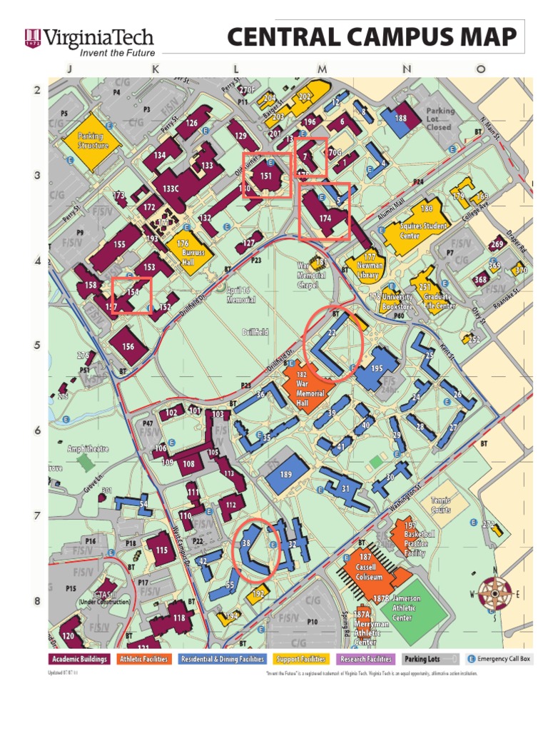 Central Campus Map PDF