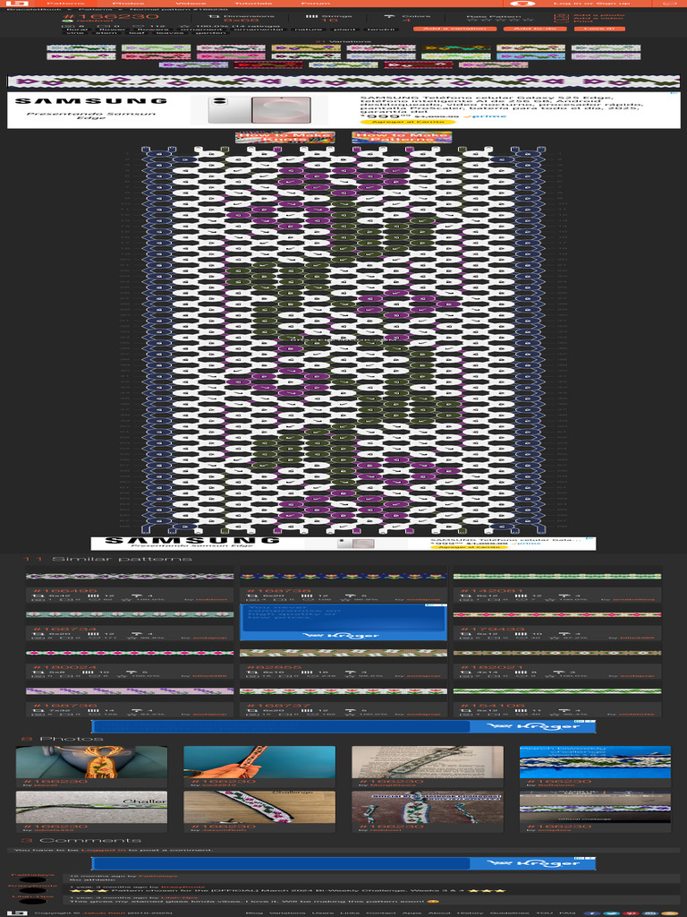 Normal Pattern #166230 BraceletBook | PDF | Linux Based Devices | Plants