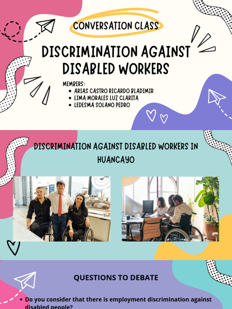 Discrimination Against Disabled Workers | PDF
