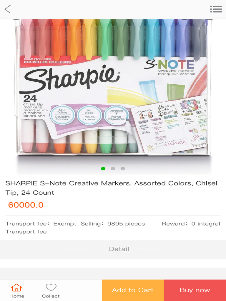 Sharpie S-Note Markers, 24 Count | PDF