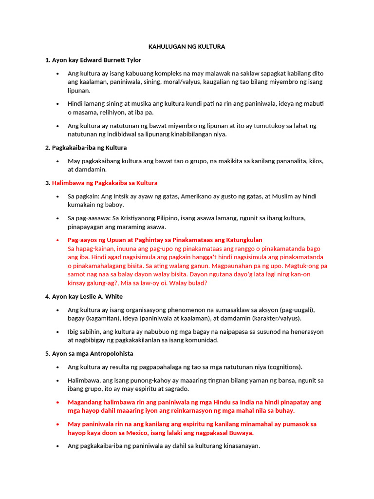Kultura, Report Guide | PDF