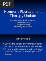 HRT Regimens and Progestogen Doses | PDF | Hormone Replacement Therapy ...