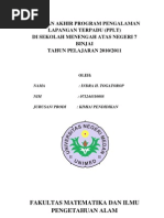 Download Laporan Akhir Program Pengalaman Lapangan Terpadu by Amalia Novita Sari SN88798207 doc pdf