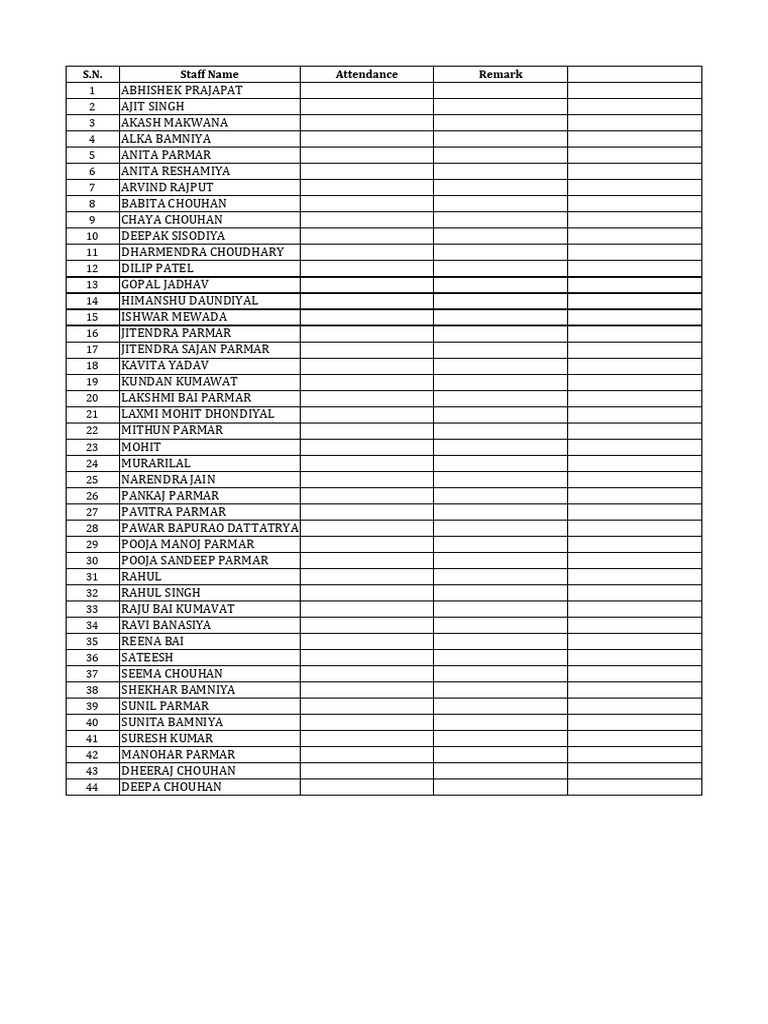 Attendance Muster Roll PagarBook (12 Jul - 12 Jul) | PDF