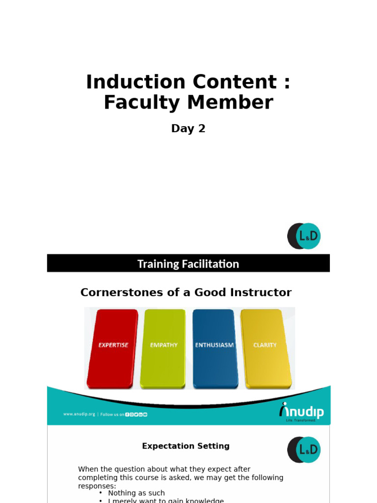 Effective Training Facilitation Techniques | PDF | Learning | Curriculum