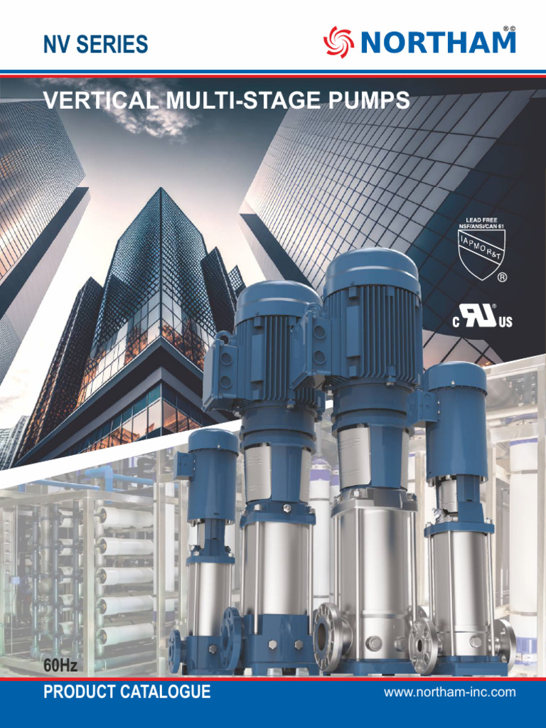 NV Series Vertical Multi-Stage Pumps | PDF | Pump | Steel