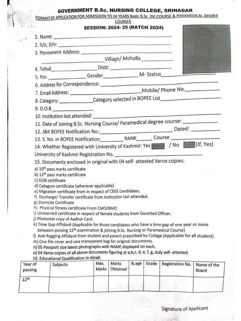 08-31-2401!36!27-GMC-Document For BSC Nursing & Paramedical Courses New ...