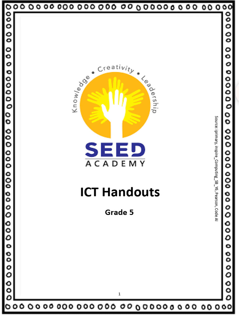 Grade 5 ICT Database Module | PDF | Databases | Artificial Intelligence