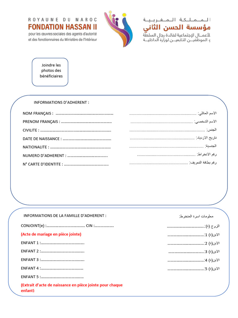 Formulaire Oncf VF | PDF