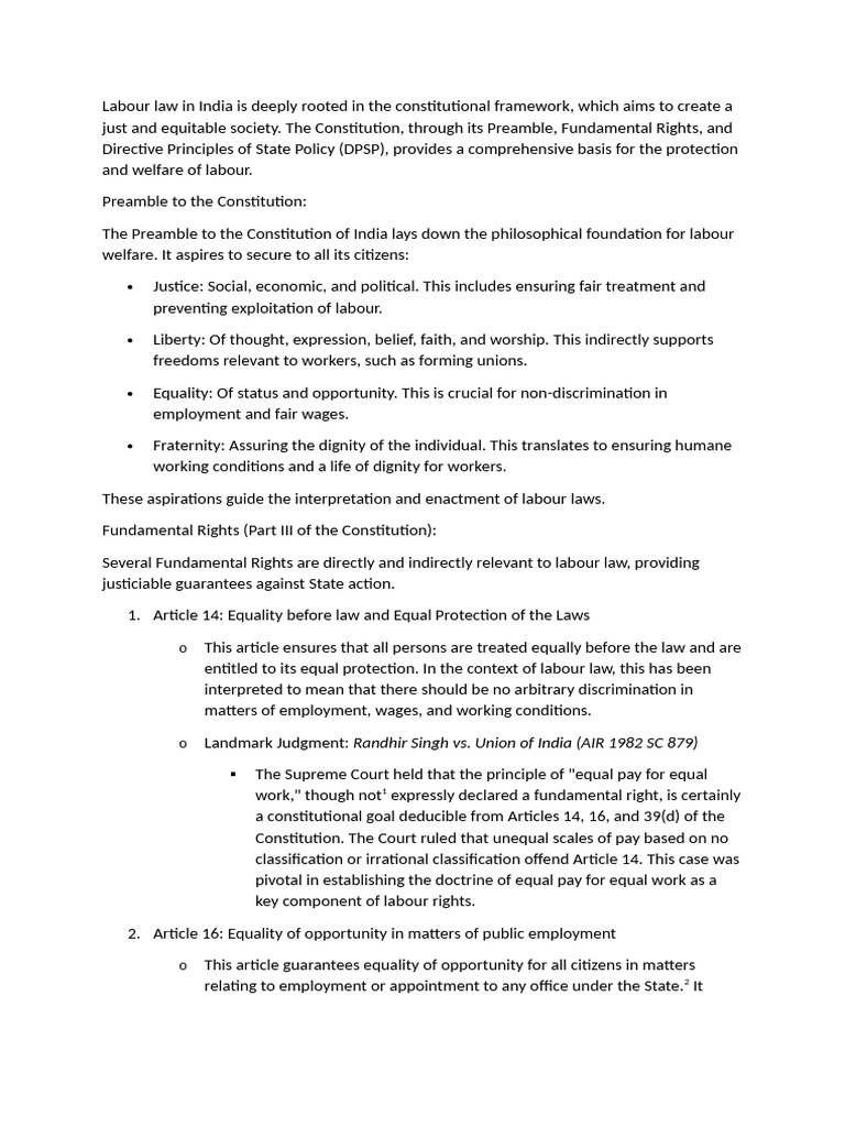 Understanding Labour Law in India | PDF | Labour Law | Sexual Harassment