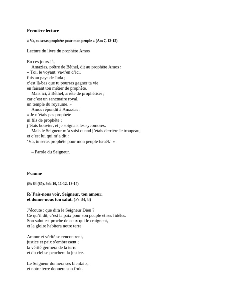 Dimanche Prochain | PDF | Rédemption (Théologie) | Jésus