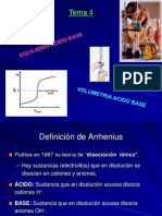 Q.A. - Tema 4 - Acido Base