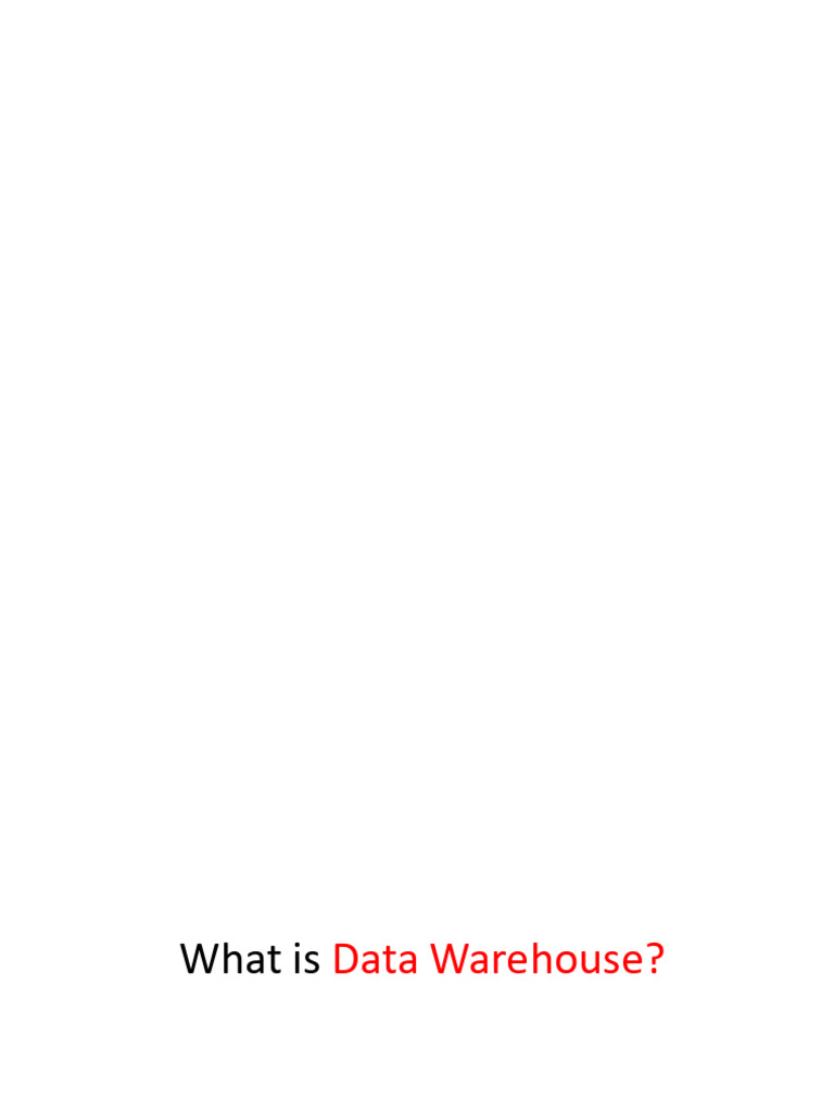 Understanding Data Warehousing Concepts | PDF | Data Warehouse | Databases