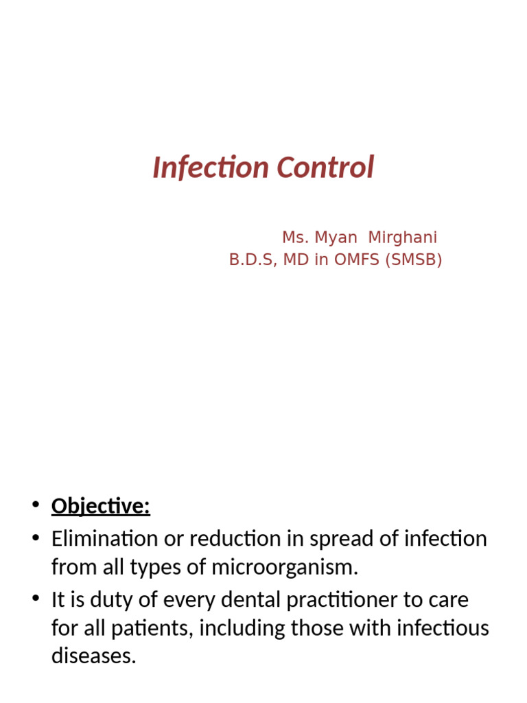 9.infection Control | PDF | Infection | Hepatitis B