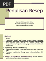 Download Penulisan Resep by sweevhyra SN88803642 doc pdf