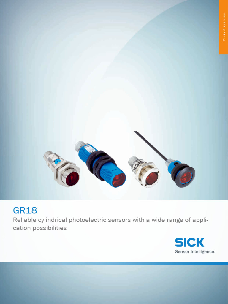 GR18 Cylindrical Photoelectric Sensors | PDF | Bipolar Junction ...