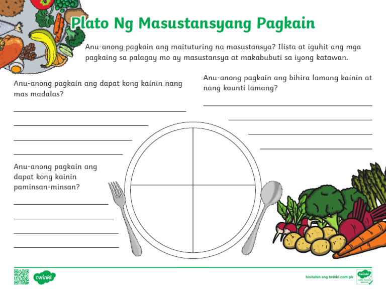 T 1718982573 Plato NG Masustansyang Pagkain - Ver - 1 | PDF