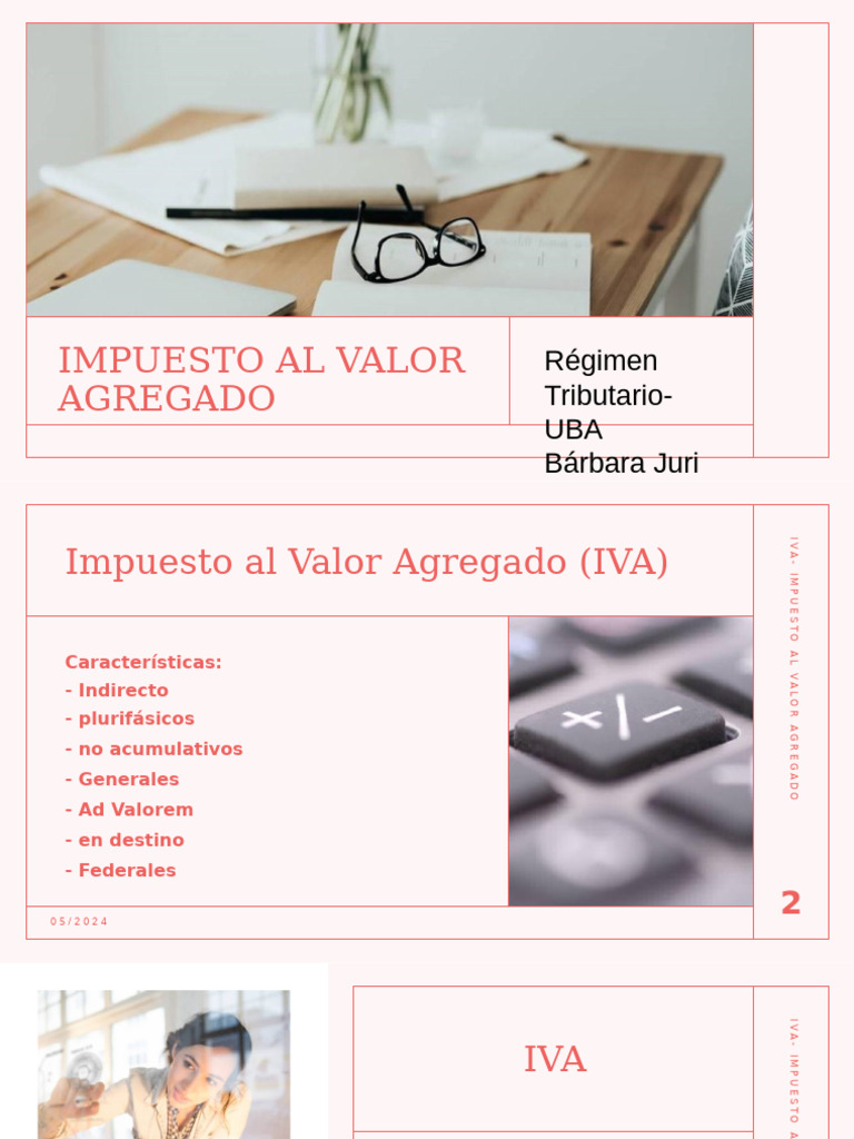 Clase IVA CF 14-05-2024 | PDF | Impuesto al valor agregado | Impuestos