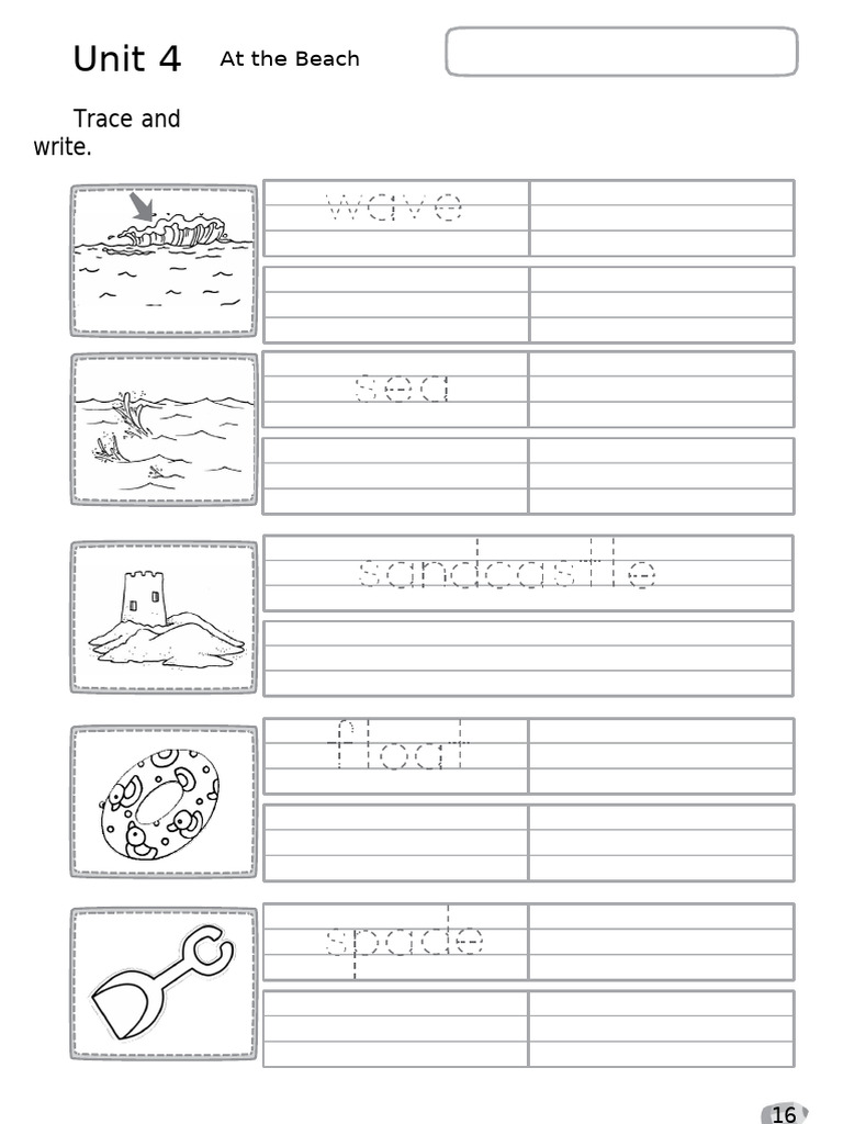 Sun Writing Unit 4 | PDF