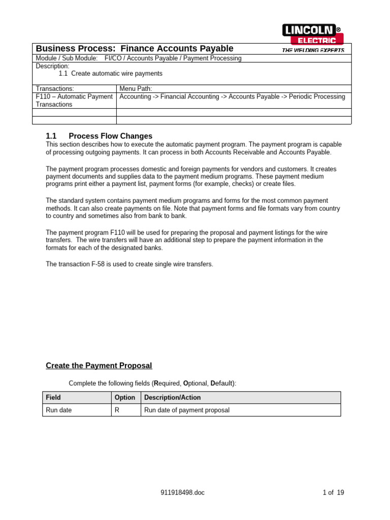HDFC Wire Payment Processing Guide | PDF | Accounts Payable | Computing