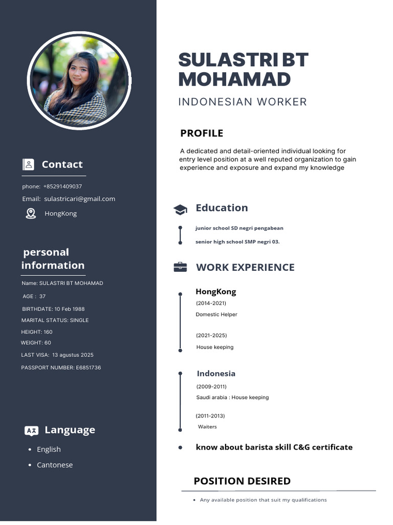 Modern Minimalist CV Resume 20250624 - 1
