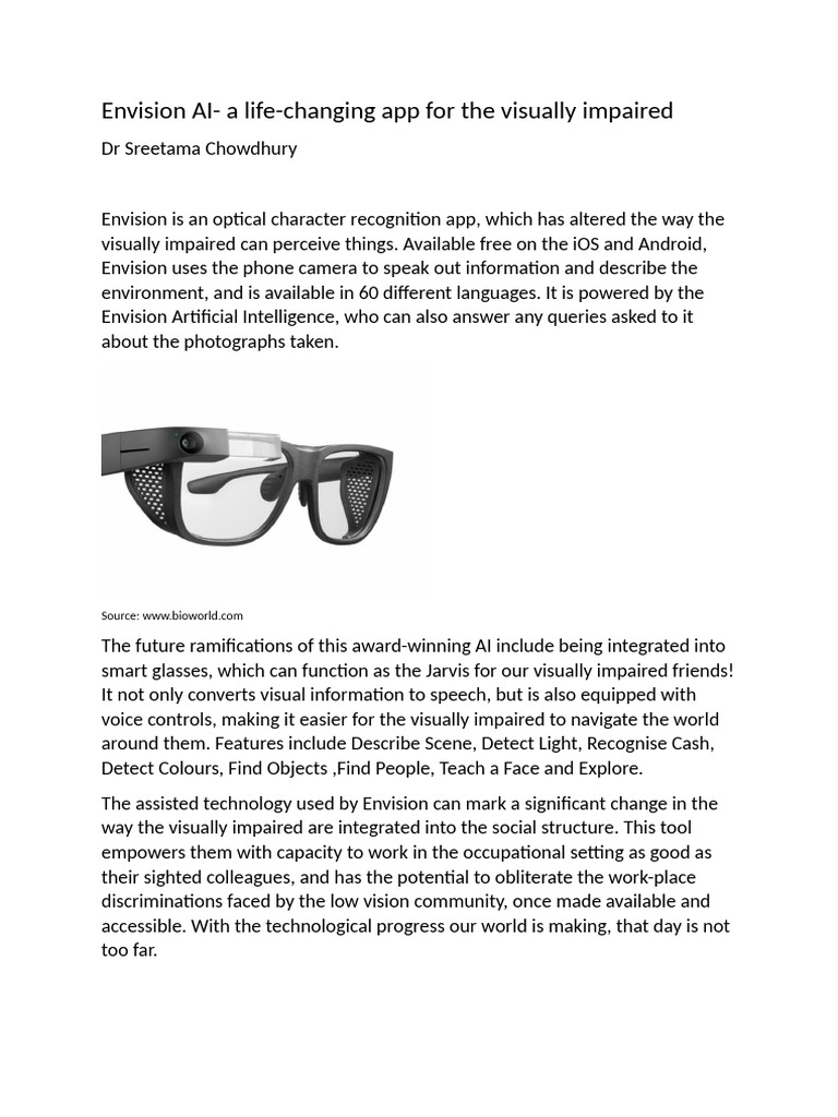 Envision AI | PDF