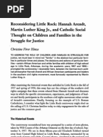 Arendt and Little Rock - Christine Hinze