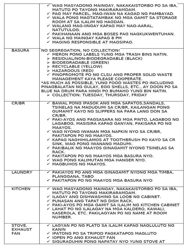 Reminders | PDF