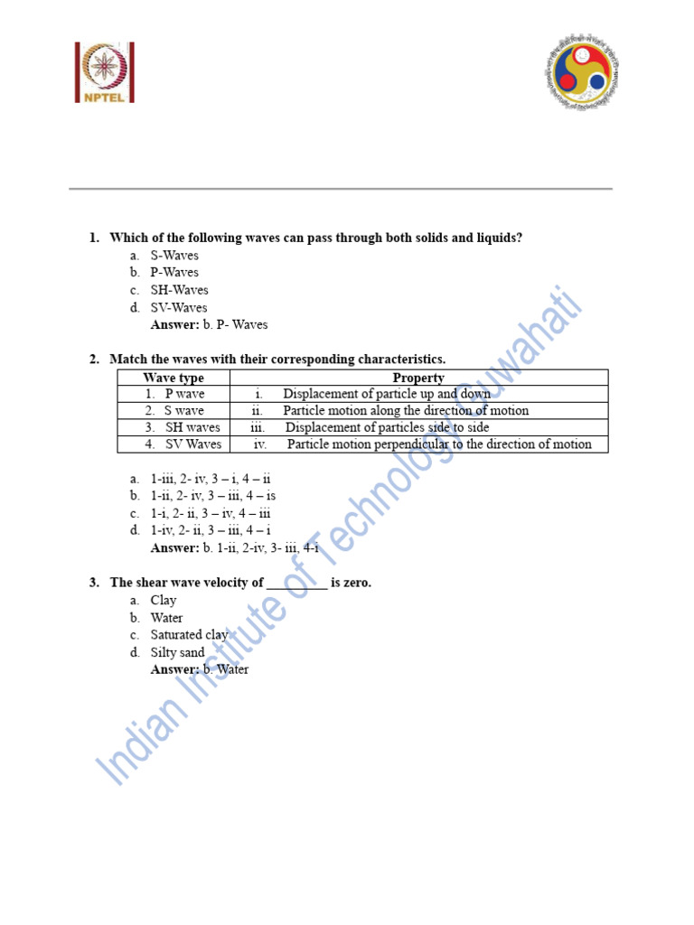 Week 7 - Assignment 7 Solution | PDF | Waves | Oscillation