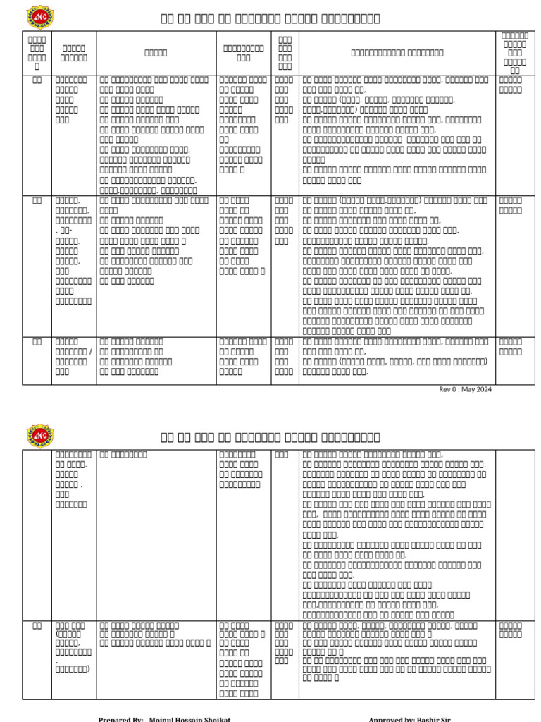 RMHS Risk Assessment | PDF
