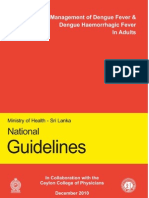Guidelines On Management of DF and DHF in Adults