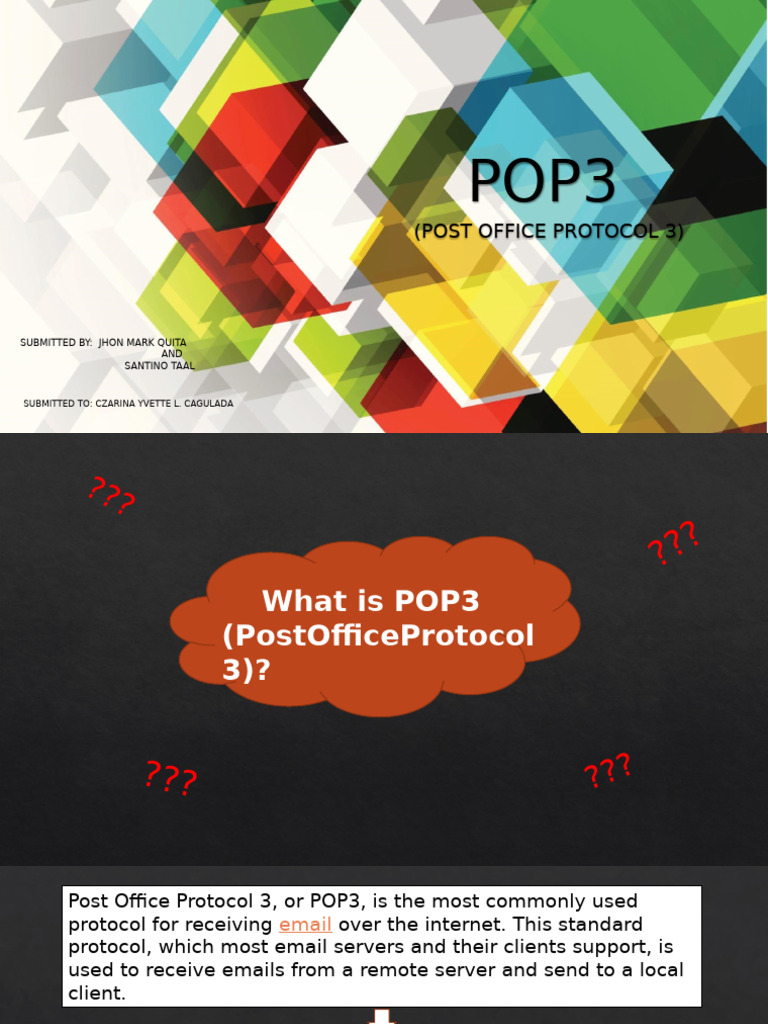 Understanding POP3 in Networking | PDF | Network Service | Internet ...